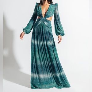 Patbo dupe blue maxi dress